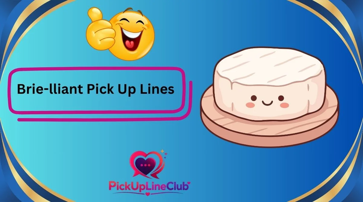 Brie-lliant Pick Up Lines