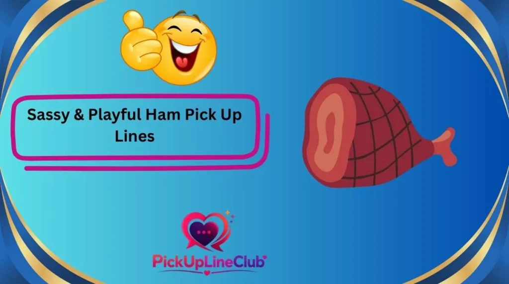 Sassy & Playful Ham Pick Up Lines